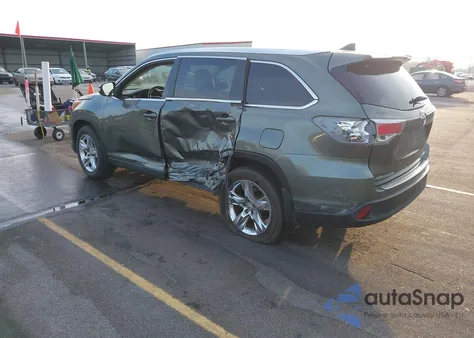2015 Toyota Highlander Limited Platinum V6 from USA, damaged, VIN 5TDDKRFH4FS175760